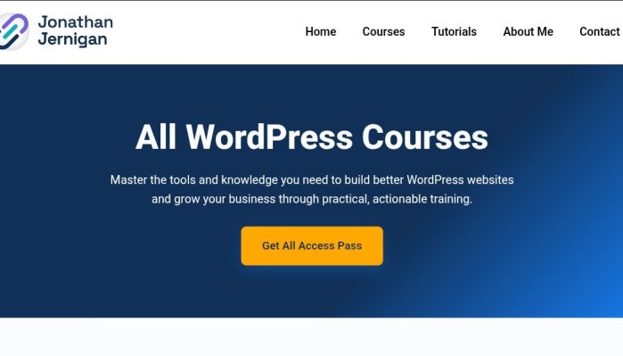 Jonathan Jernigan All Access Pass (WordPress)